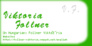 viktoria follner business card